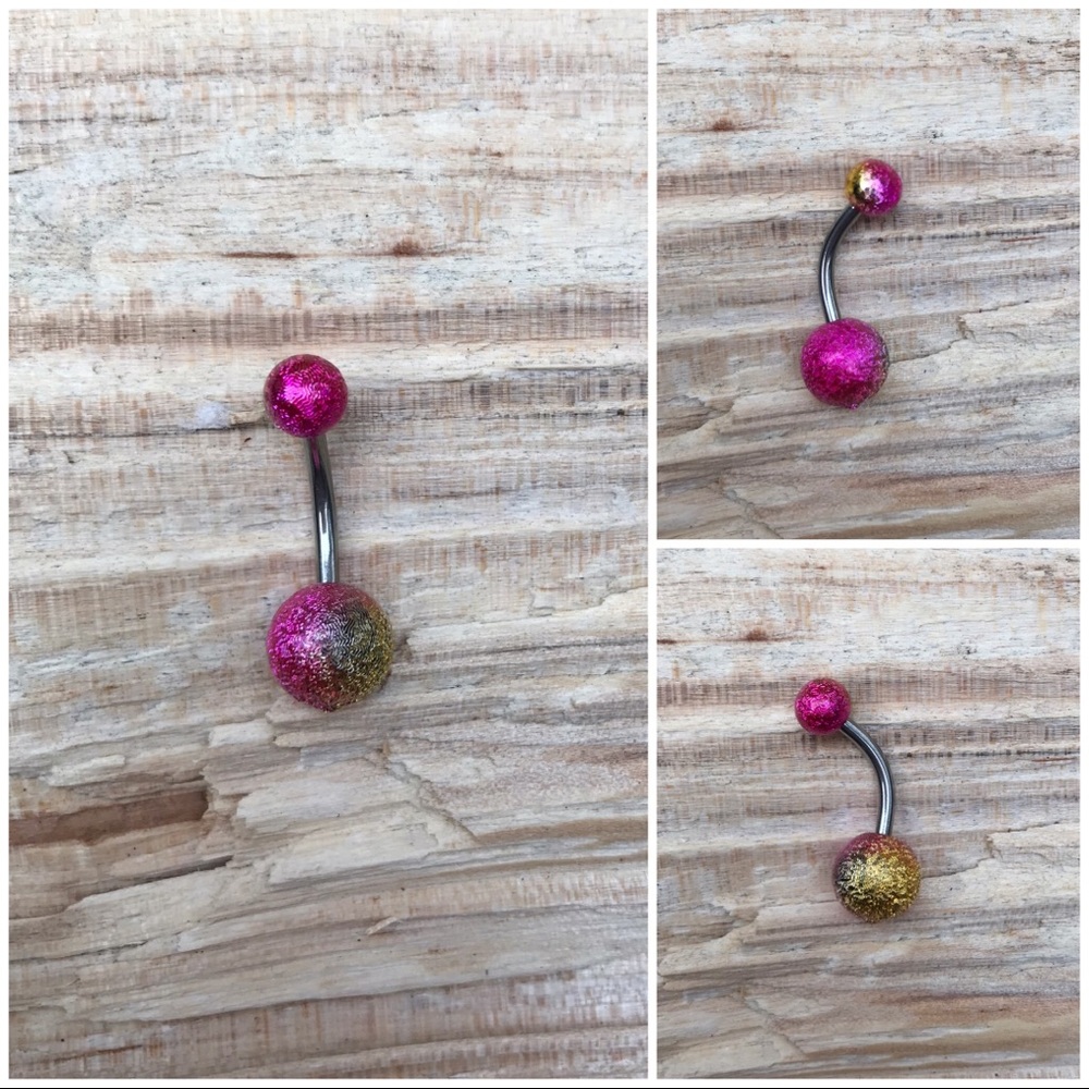 Metallic‎ Color Belly Button Navel Ring